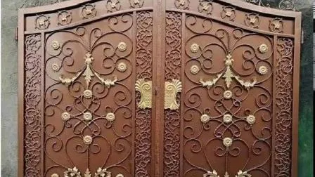 Custom Ornamental Security Wrought Iron Gates