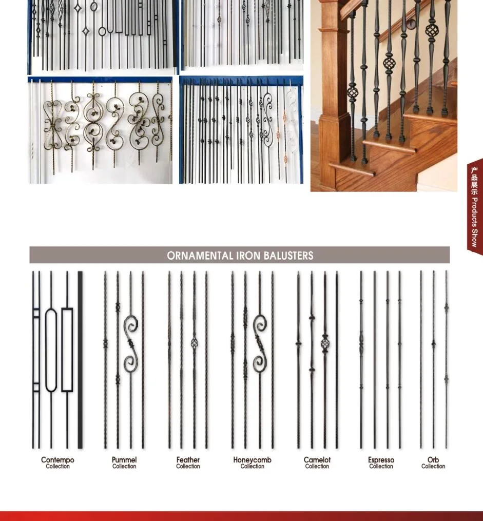 Modern Design Wrought Iron Baluster for Stair Decoration