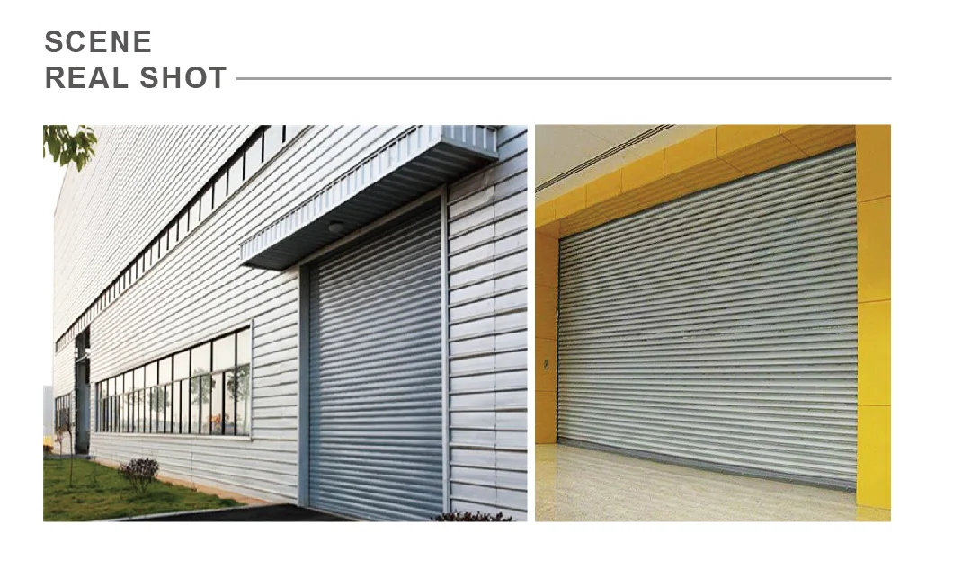 Industrial Exterior Interior Fire Proof Fire Rated Fireproof Metal Garage Security Auto Curtain Revolving Roll up Roller Rolling Shutter Gate