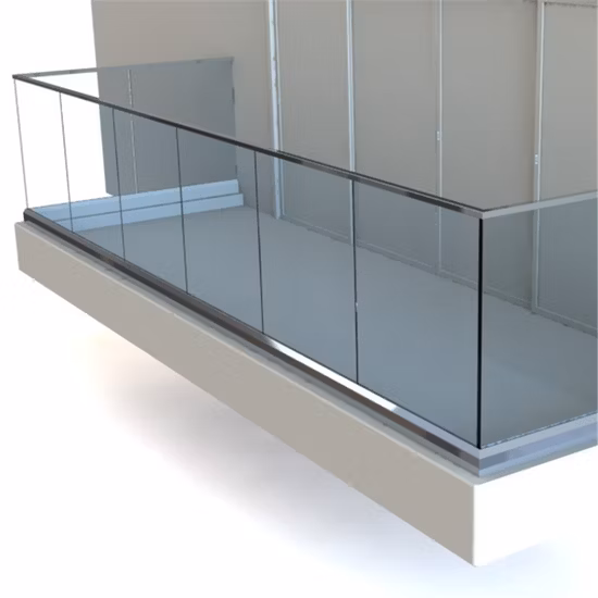 Factory Manufacture Home Frameless Glass Guardrail/Balcony Frameless Glass Railing/Pool Frameless Glass Fencing, Security Frameless Glass Balustrade