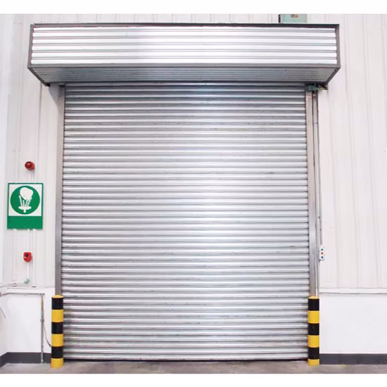 Industrial Exterior Interior Fire Prevention Automatic Security Steel Metal Rolling Shutter Roll up Galvanized Steel Rolling Gate