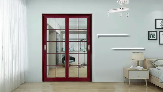 Smooth Heavy Silent Wooden Hanging Sliding Door Roller