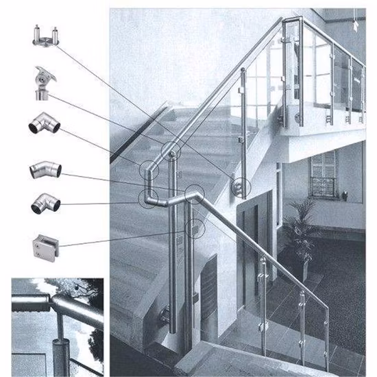 Factory Manufacture Home Frameless Glass Guardrail/Balcony Frameless Glass Railing/Pool Frameless Glass Fencing, Security Frameless Glass Balustrade