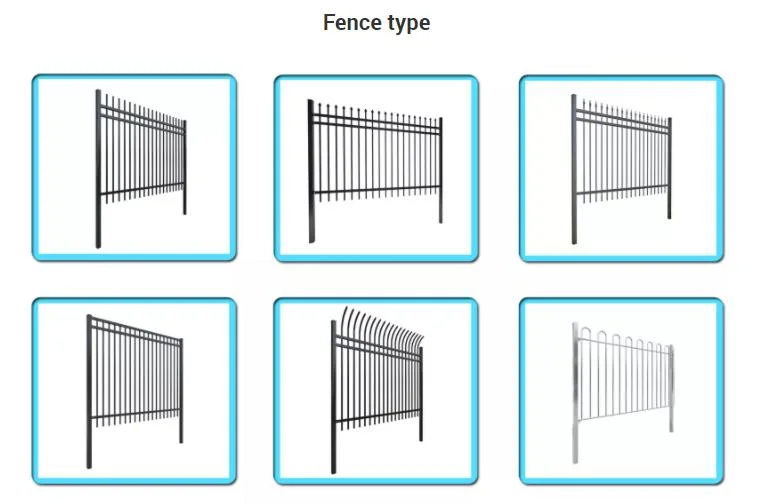 Pointed Topper Tublar Pressed Top Metal Fence Aluminum Fence Steel Pressed Topper Iron Fence Wrought Iron Fence Residential Wrought Iron Main Gate Design