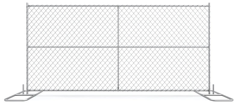 China Manufacturer 6X12FT Stainless Steel/Galvanized Construction Site Cyclone Hoarding Chain Link Wire Temporary Fencing/Fence for USA