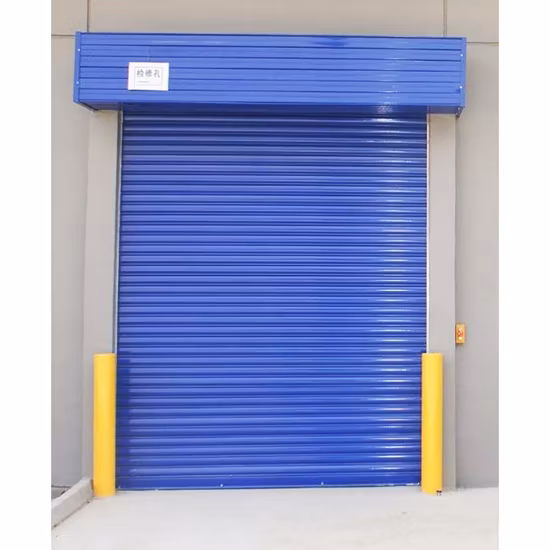 Industrial Exterior Interior Fire Prevention Automatic Security Steel Metal Rolling Shutter Roll up Galvanized Steel Rolling Gate