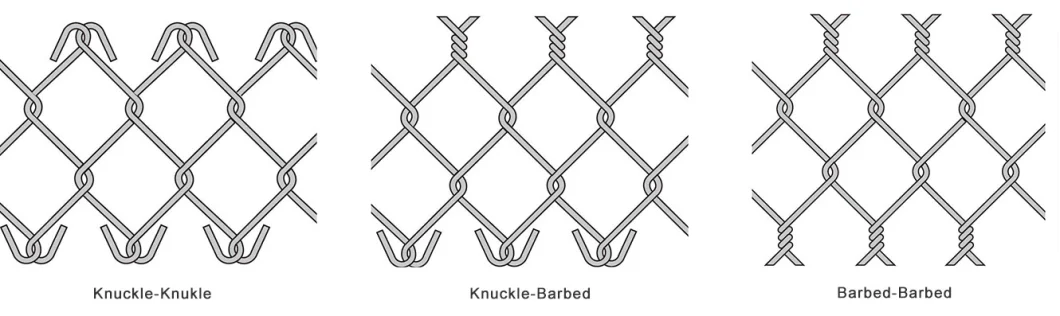 Gi Chain Link Fence Cyclone Wire Mesh Fencing with Barbed Wire