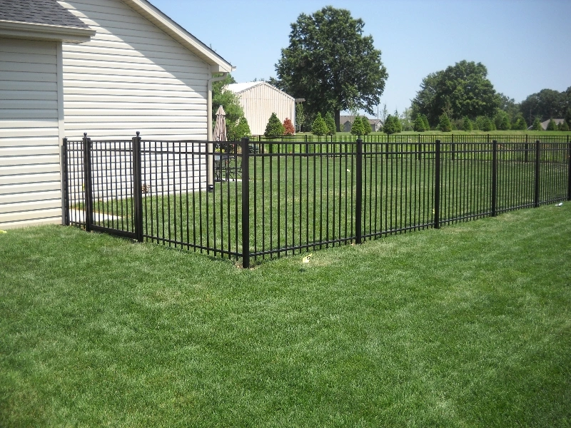 Residential Used Tubular Metal Steel Safety Wrought Iron Fence