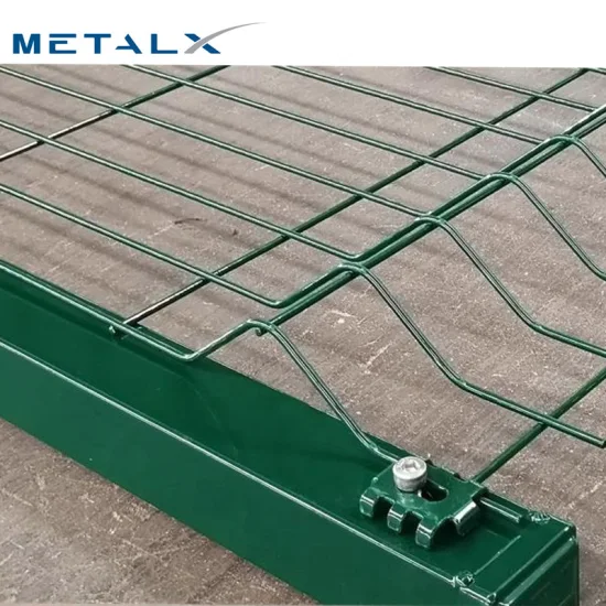 Metalx Factory Price Cheap Green/Black PVC Coated Outdoor Garden 3D Curvy Welded Bending Perimeter Security Wire/V Mesh Fence/Fencing for Stainless Steel