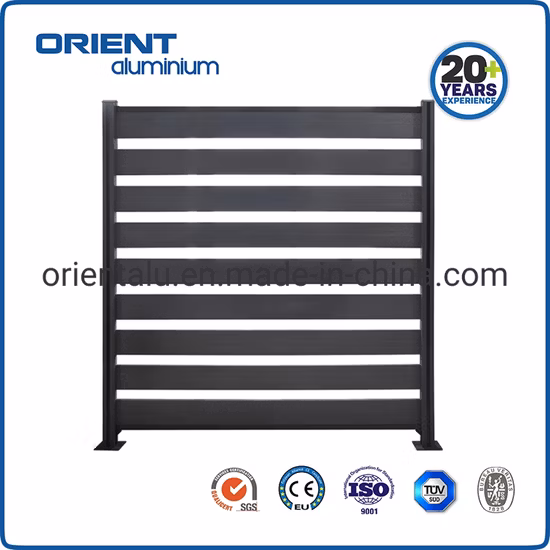 Residential/Commercial/Garden/Aluminium Slat Fence for UK Market
