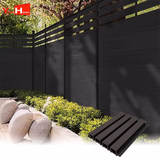 Hot Sale Factory Outdoor WPC Panel Exterior Residential Wall Cladding WPC Panel Fence