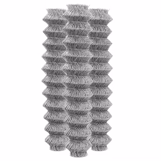 Woven Wire Mesh Diamond Fencing Price Garden PVC Coated Chain Link Fence