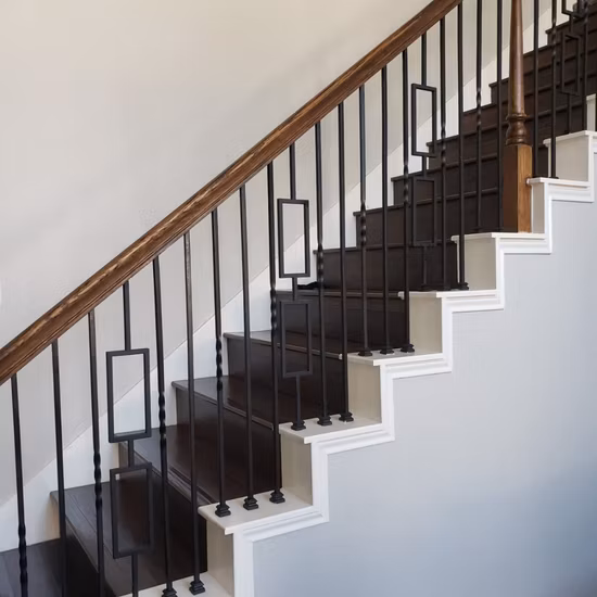High Quality Interior Wrought Iron Stair Balustrade Wrought Iron Stair Balustrade