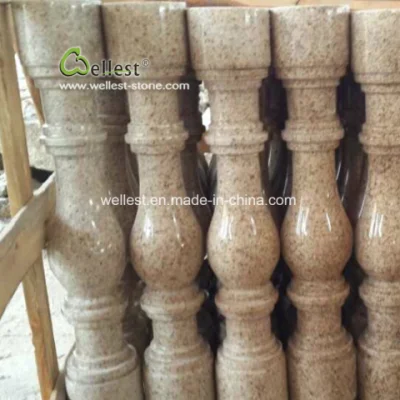 China Cheap Price Yellow Granite Baluster for Stairs/Staircase/Porch/Entrance/Balcony/Patio
