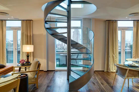 New Design High Quality Indoor Decorative Metal Steel Spiral Staircase