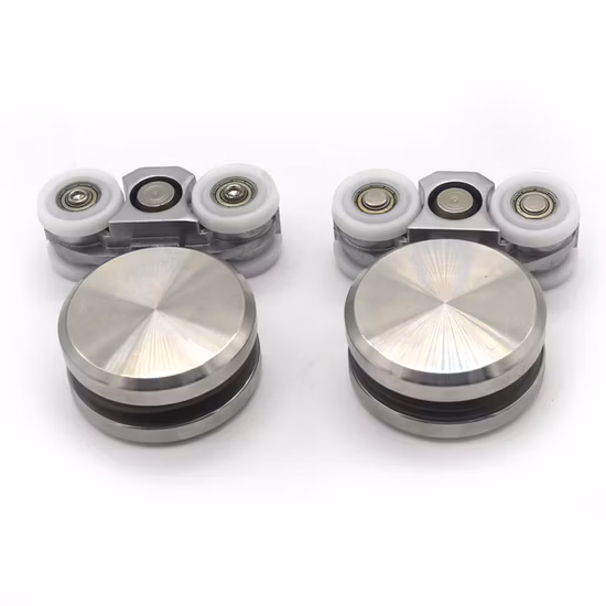 Modern Bathroom SS304 Sliding Glass Door Pulley Hanging Wheel Roller