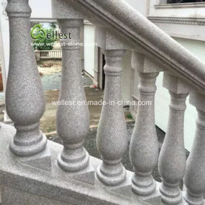 Good Price Whosale Pink Granite Balustrade for Stairs/Staircase/Balcony/Porch