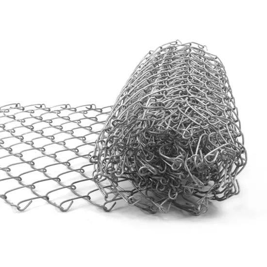 PVC Coated Diamond Shape Wire Mesh Steel Galvanize Chain Link Fence